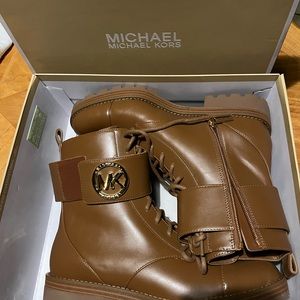 Michael Kors leather ankle boots
